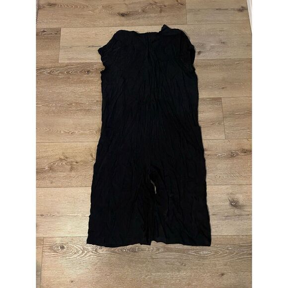 Universal Standard For J.Crew Womens Black Cropped Leg Jumpsuit Size XL - Picture 2 of 3